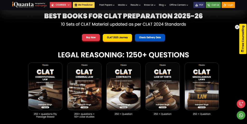 Best CLAT Books